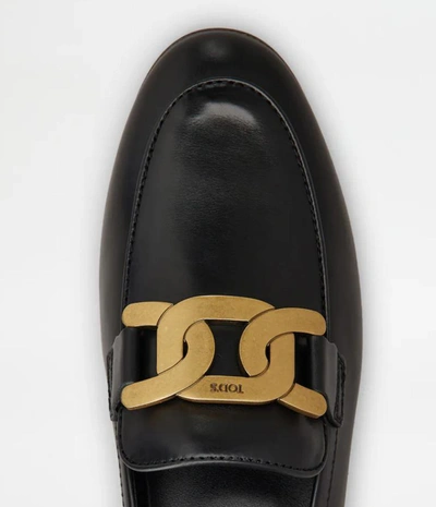 Shop Tod's Flat Shoes In Black