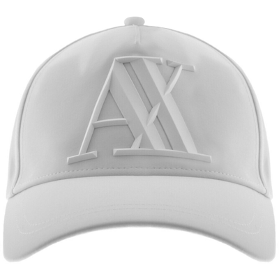 Shop Armani Exchange Logo Cap White