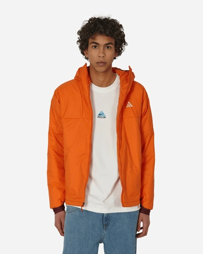 Shop Nike Acg Therma-fit Adv Rope De Dope Jacket Orange In Multicolor