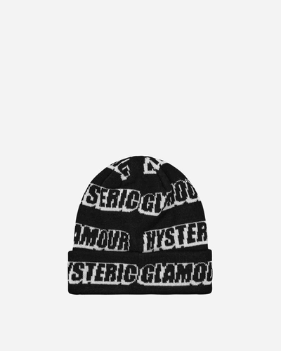 Shop Hysteric Glamour Hysteric Post Beanie In Black