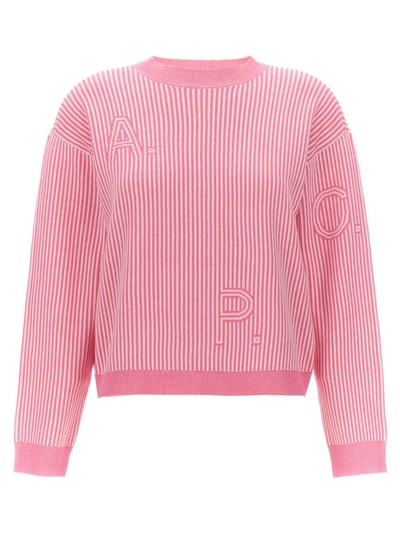 Shop Apc A.p.c. 'daisy' Sweater In Pink