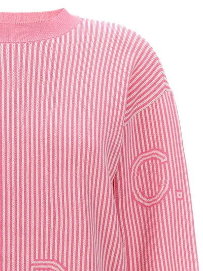 Shop Apc A.p.c. 'daisy' Sweater In Pink