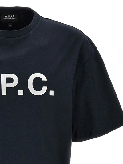 Shop Apc A.p.c. 'river' T-shirt In Blue