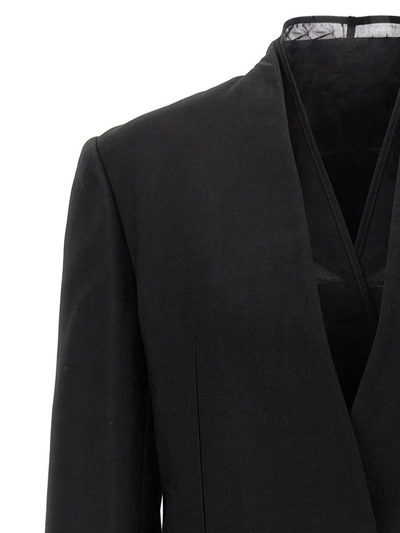 Shop Brunello Cucinelli Blazer With Internal Panel In Black
