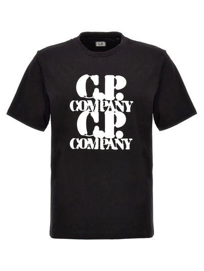 Shop C.p. Company 'graphic' T-shirt In Black