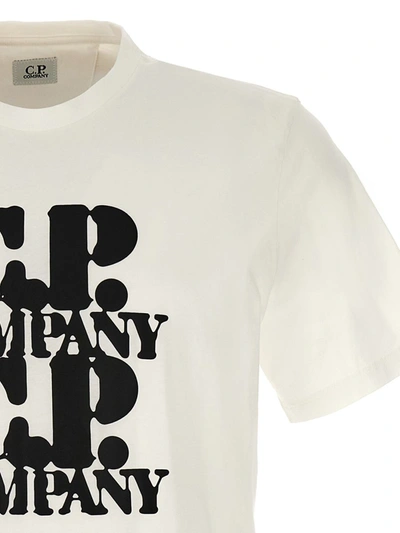 Shop C.p. Company 'graphic' T-shirt In White