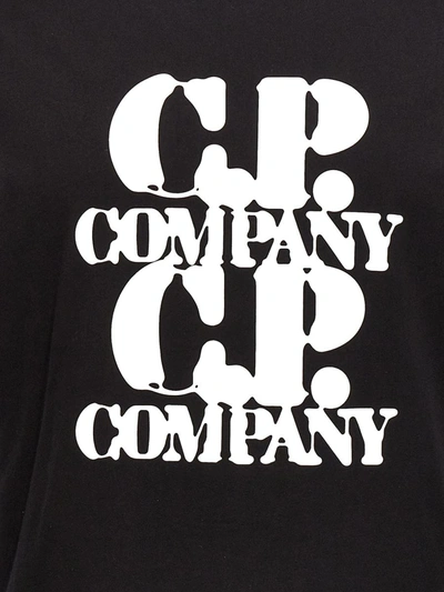 Shop C.p. Company 'graphic' T-shirt In Black