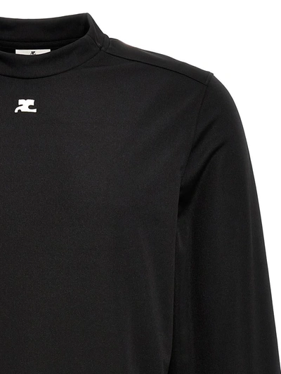 Shop Courrèges 'ac' Sweater In Black