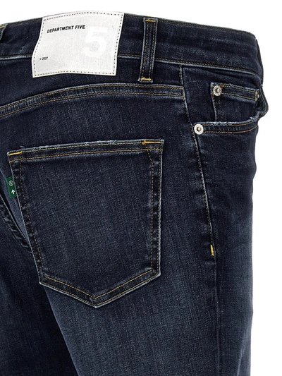 Department Five Department 5 Black Regular Jeans In Blue