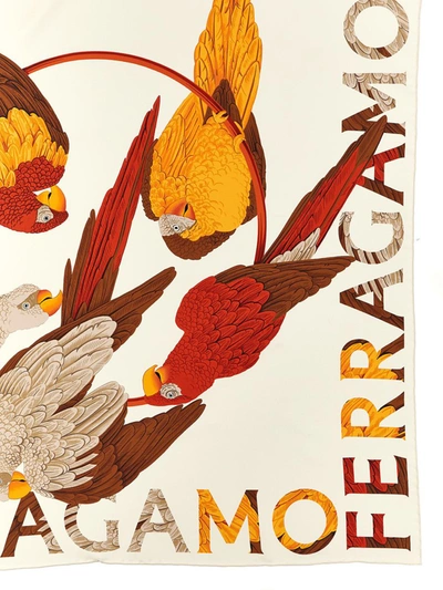 Shop Ferragamo 'pappagallo' Scarf In Multicolor