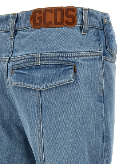 Shop Gcds 'denim Ultrapocket' Jeans In Blue