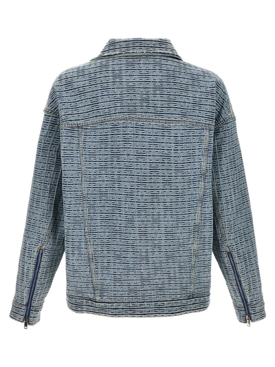 Shop Givenchy '4g' Jacket In Blue