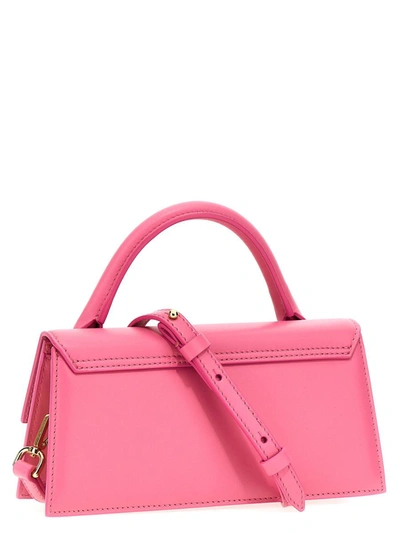 Shop Jacquemus 'le Chiquito Long' Handbag In Pink
