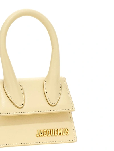 Shop Jacquemus 'le Chiquito' Handbag In Beige