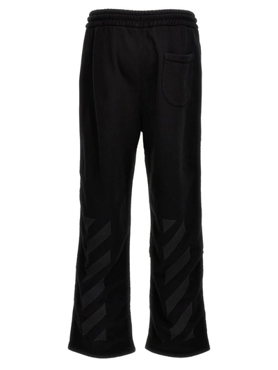 Shop Off-white 'cornely Diags' Joggers In White/black