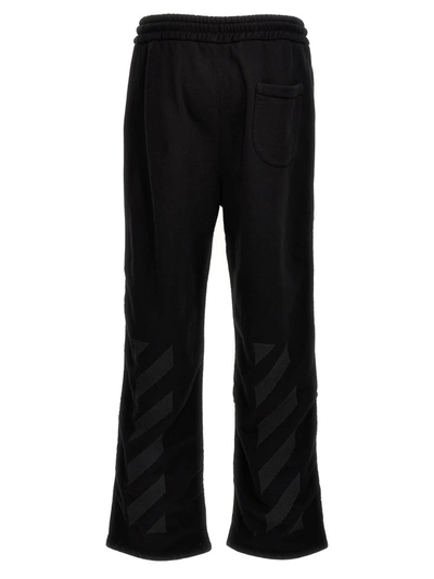 Off-white Black Elasticated Drawstring Pant In White/black