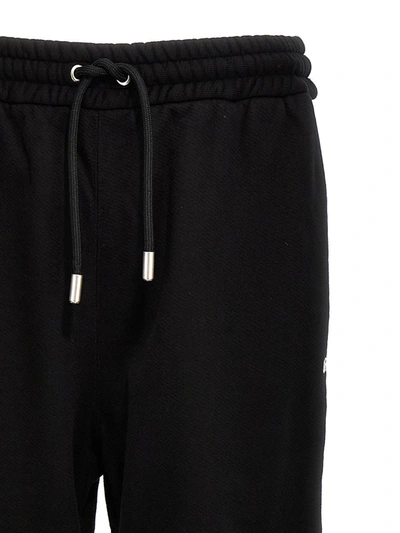 Off-white Black Elasticated Drawstring Pant In White/black