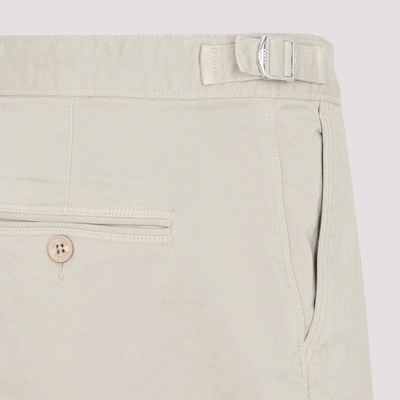 Shop Orlebar Brown Bulldog Stretch Cotton Shorts In Nude & Neutrals