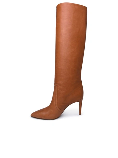 Shop Paris Texas Leather Leather Boots In Brown