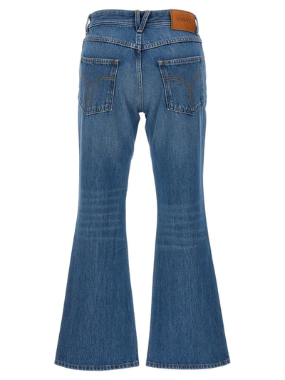Versace Slim Denim Pants In Blue