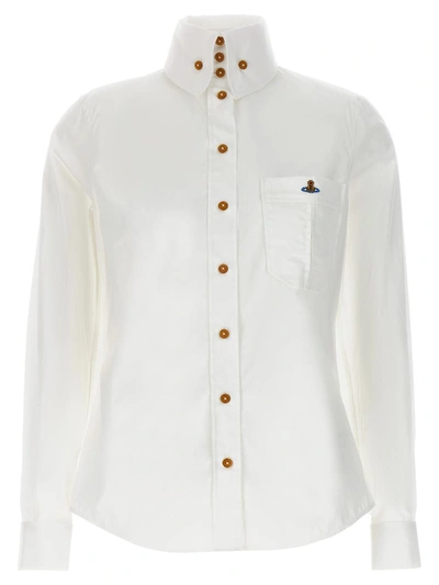 Shop Vivienne Westwood 'classic Krall' Shirt In White