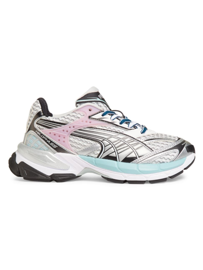 Shop Puma Women's Velophasis Phased Sneakers In White Silver Dewdrop