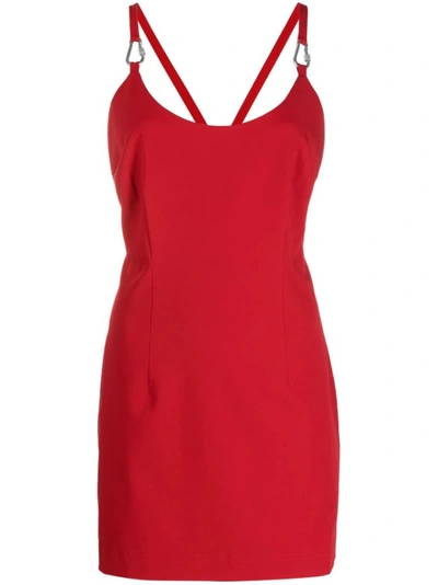 Shop Heron Preston Red Carabinier Mini Dress