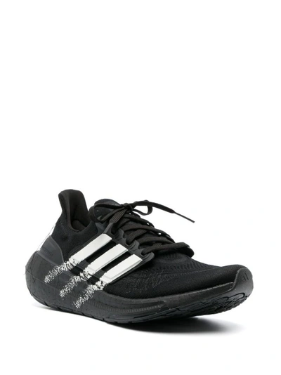 Shop Y-3 Black Ultraboost Light Sneakers