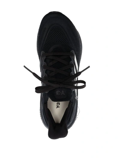 Shop Y-3 Black Ultraboost Light Sneakers