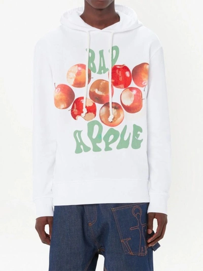 Shop Jw Anderson White Bad Apple Sweatshirt