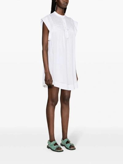 Shop Isabel Marant Étoile White Leazali Mini Dress