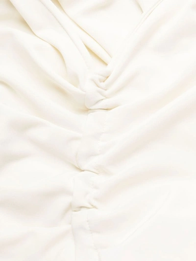 Shop Off-white White Vi-crepe Midi Dress
