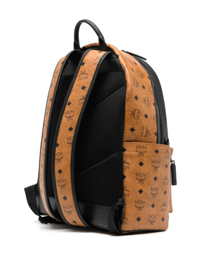 Shop Mcm Stark Mega Laurel Vi Backpack Med Co In Brown