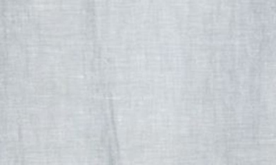 Shop Nordstrom Trim Fit Linen Trousers In Grey Silk