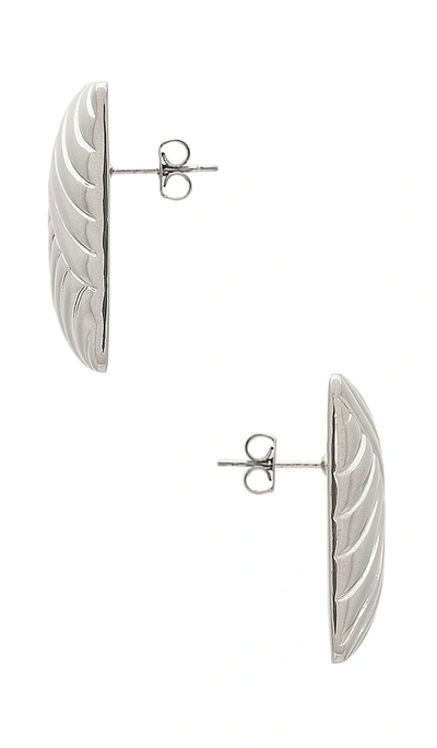 Heaven Mayhem Lined Earrings In 银色