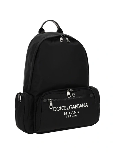 Shop Dolce & Gabbana Backpacks In Nero/nero
