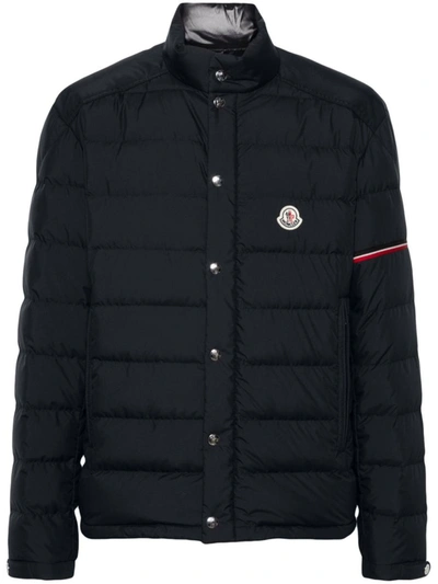 Shop Moncler Colomb Puffer Jacket In Navy