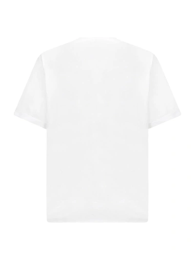 Shop Saint Laurent T-shirts In Blanc