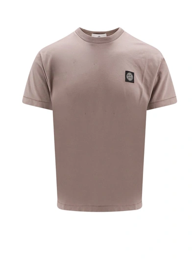 Shop Stone Island T-shirt In Grey