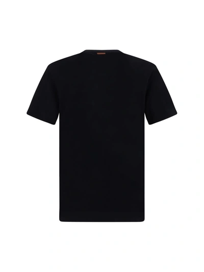 Shop Zegna T-shirts In K09