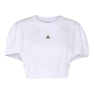 Shop Vivienne Westwood Logo In White