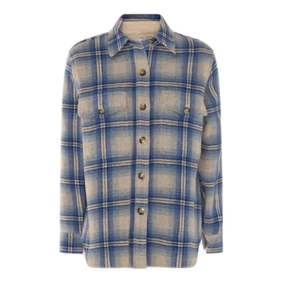 Shop Isabel Marant Checked Button In Multi