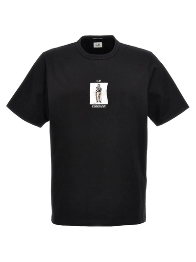 Shop C.p. Company 30/2 Mercerized T-shirt Black