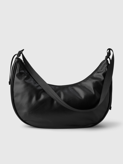 Shop Gap Vegan Leather Sling Bag In Black
