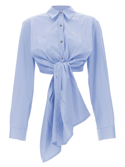 Shop Dries Van Noten Calbero Shirt, Blouse Light Blue