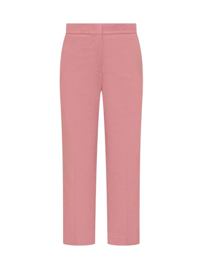 Shop Msgm Pant In Pink