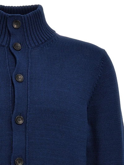 Shop Zanone Chioto Sweater, Cardigans Blue