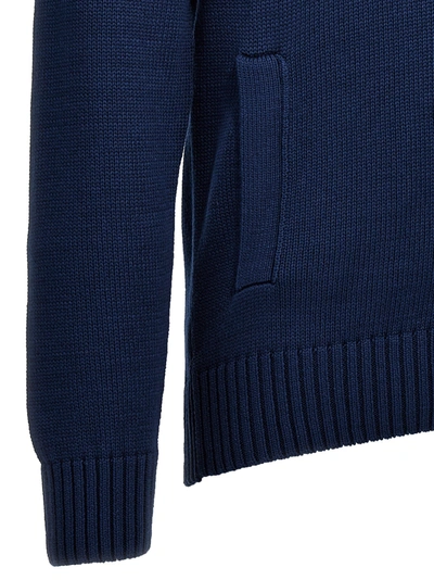 Shop Zanone Chioto Sweater, Cardigans Blue
