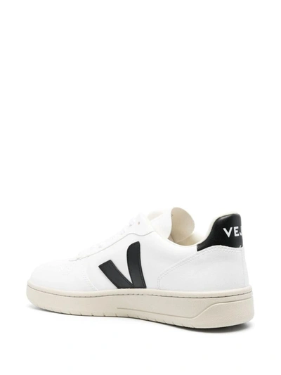 Shop Veja V-10 Sneakers Shoes In White