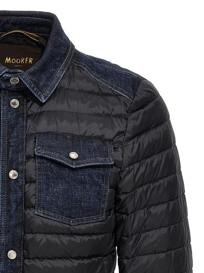 Shop Moorer Crespi-104s Casual Jackets, Parka Blue